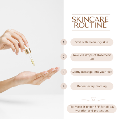 Rosemeric Radiance Daily Glow – Face Oil | Pure Botanicals for Revitalized, Youthful, and Balanced Skin